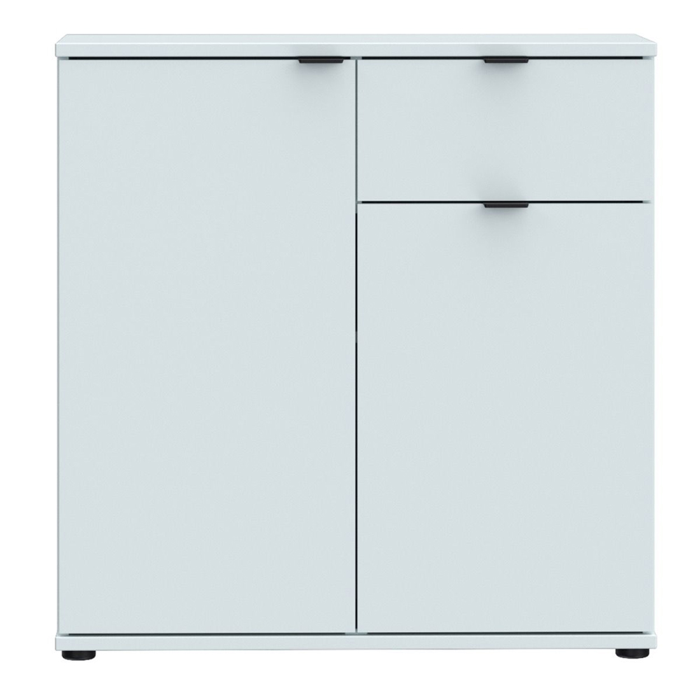 Gelion Wooden Sideboard with 2 Doors 1 Drawer in Light Grey