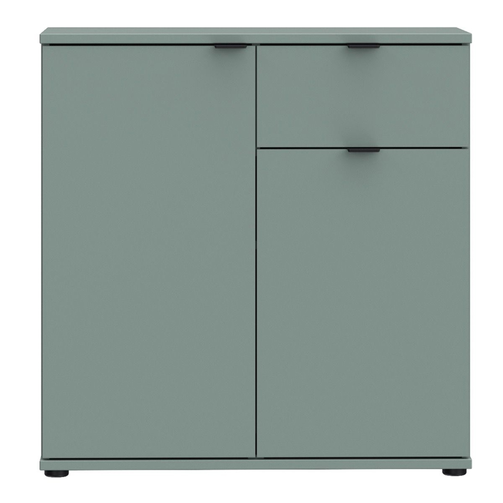 Gelion Wooden Sideboard with 2 Doors 1 Drawer in Sage Green