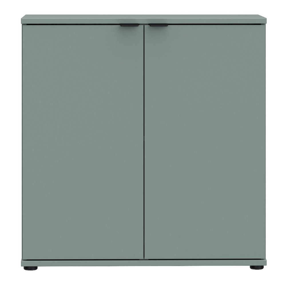 Gelion Wooden Storage Cabinet with 2 Doors in Sage Green