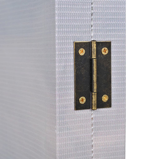 Genet Wooden Folding 228cm x 170cm Room Divider In Lake