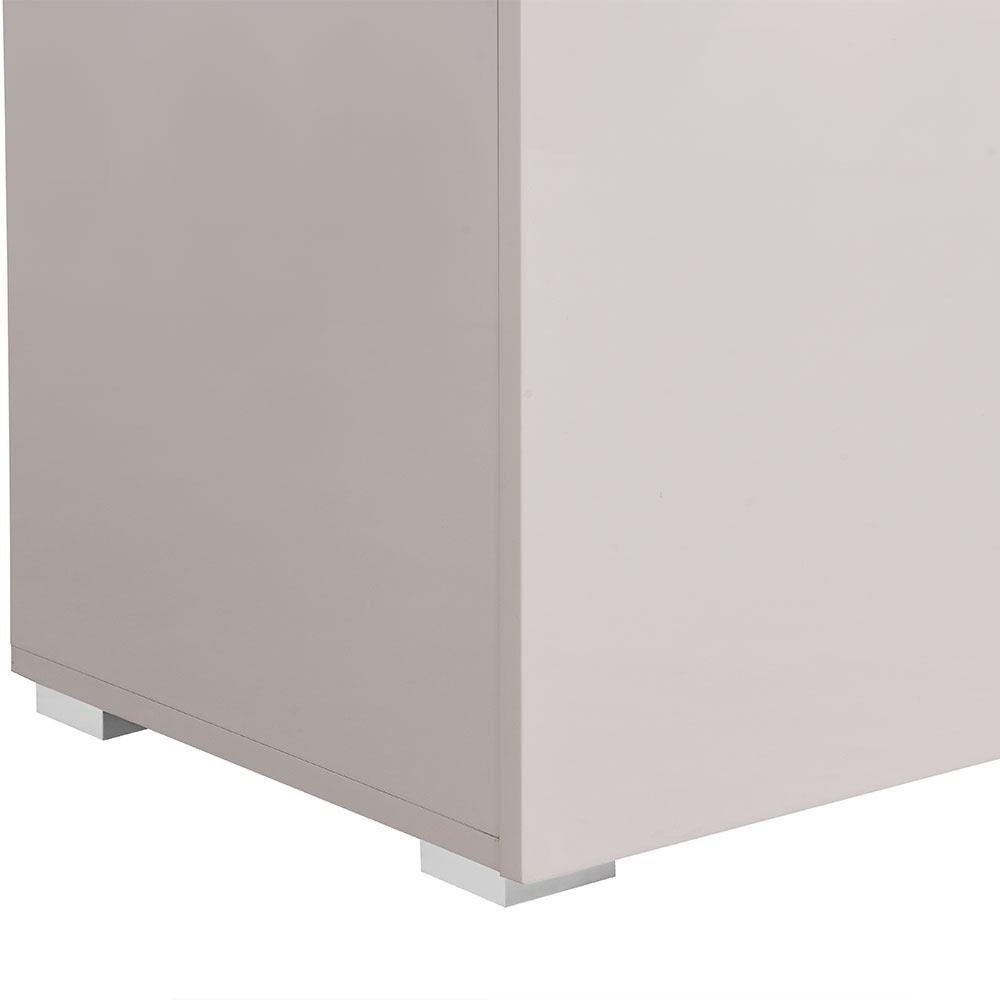Genie Wide High Gloss TV Stand in Cashmere with LED