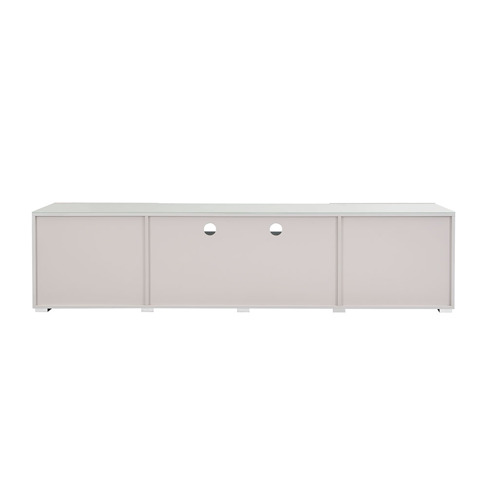 Genie Wide High Gloss TV Stand in Cashmere with LED