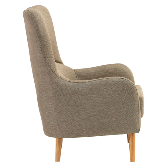 Giausar Upholstered Fabric Armchair In Mink_3