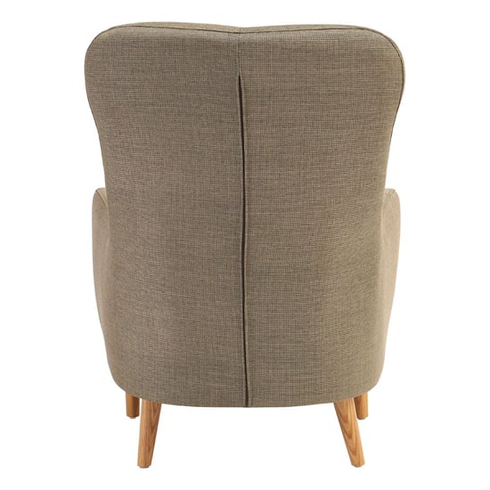 Giausar Upholstered Fabric Armchair In Mink_4