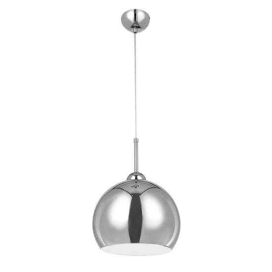 Photo of Gikona ball design shade pendant light in chrome