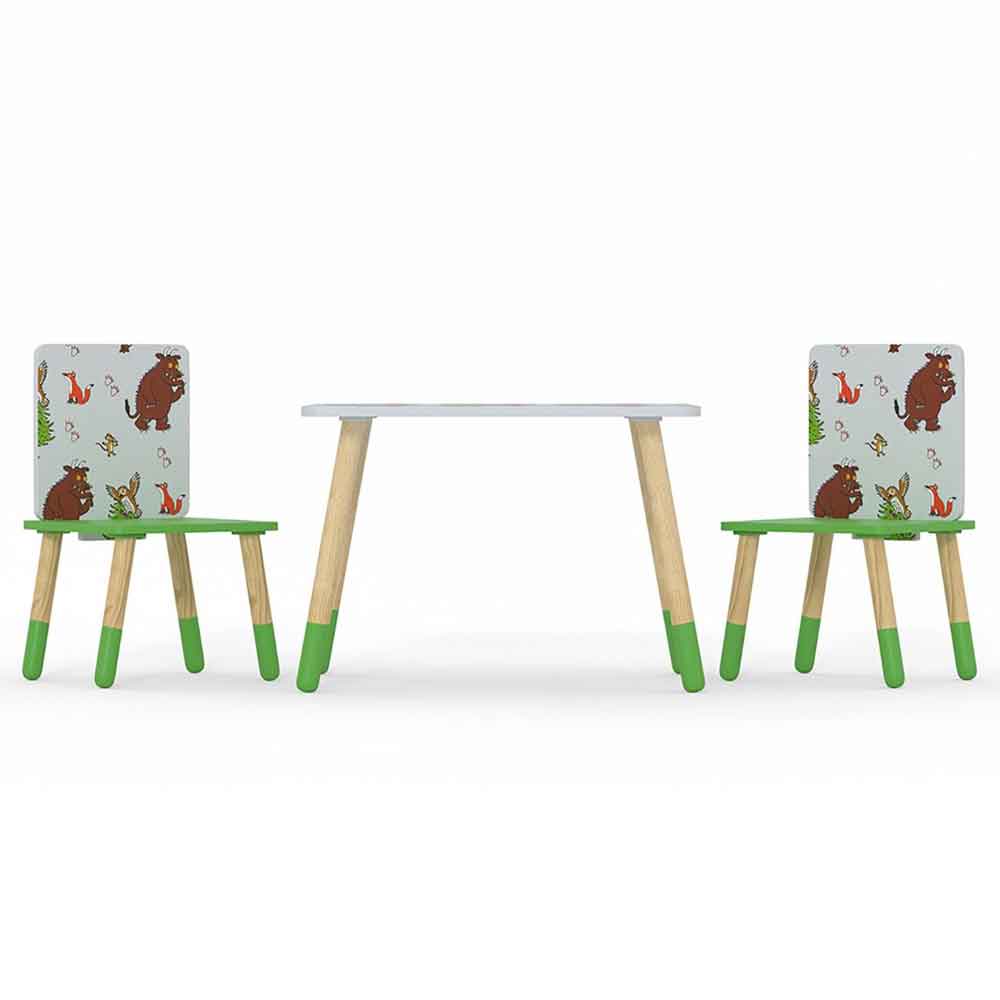 Gilbert Wooden Gruffalo Table And 2 Chairs In Multicolour