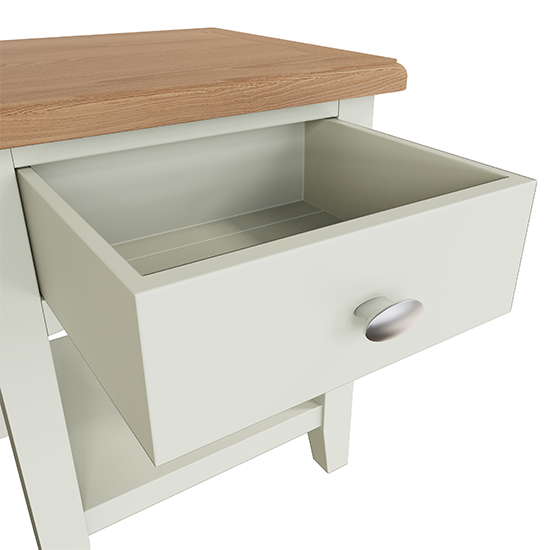 Gilford Wooden 1 Drawer Lamp Table In White_4