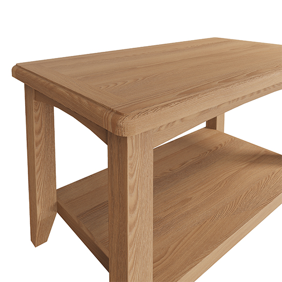 Gilford Wooden Coffee Table In Light Oak Furniture in Fashion
