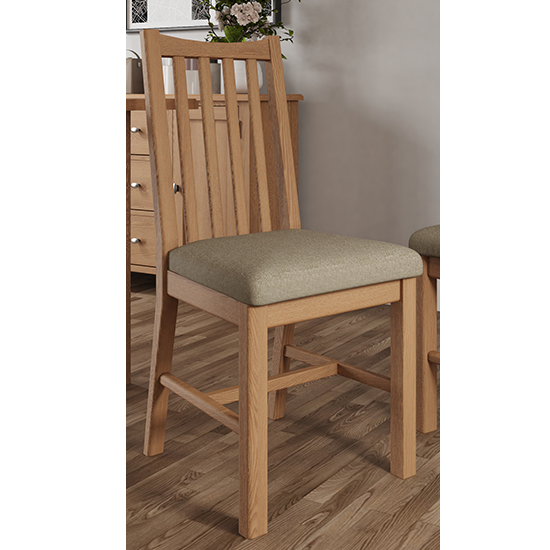 Gilford Wooden Dining Chair In Light Oak FiF