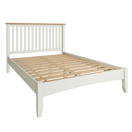 Gilford Wooden Double Bed In White_3