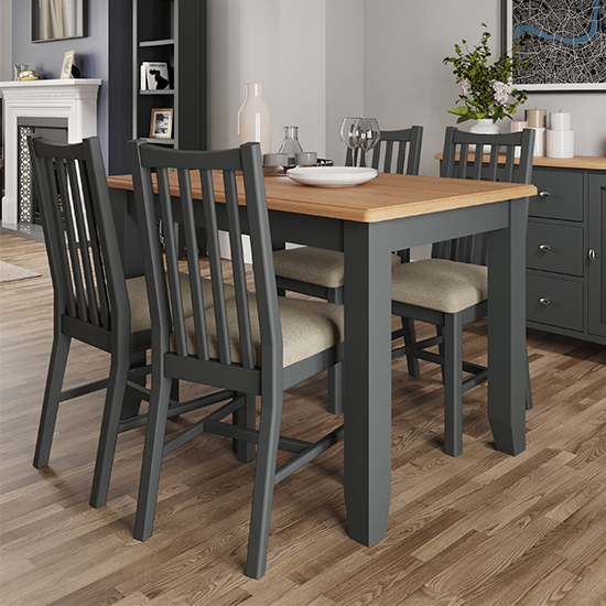 Gilford Extending 120cm Wooden Dining Table In Grey_8