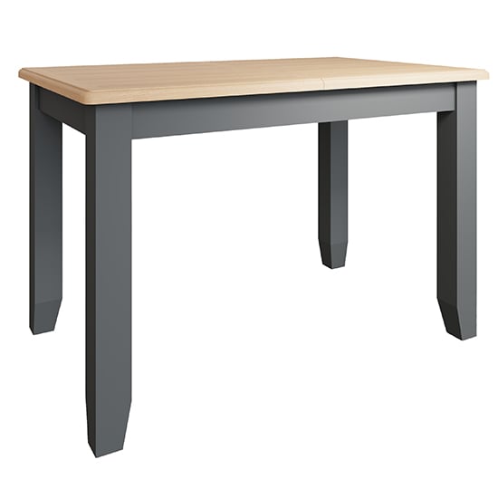 Gilford Extending 120cm Wooden Dining Table In Grey