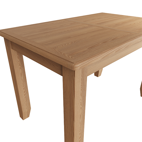 Gilford Extending 120cm Wooden Dining Table In Light Oak_4