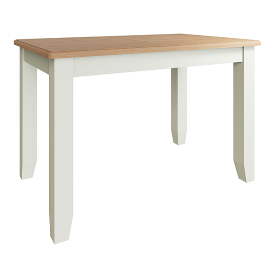 Gilford Extending 120cm Wooden Dining Table In White