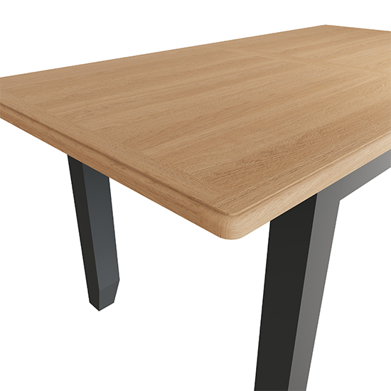 Gilford Extending 160cm Wooden Dining Table In Grey_5