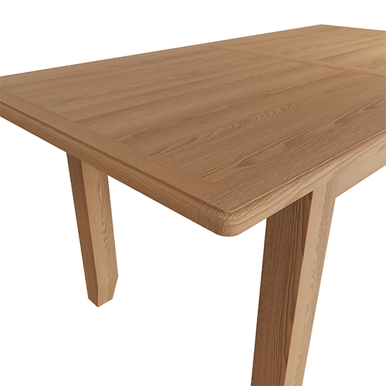 Gilford Extending 160cm Wooden Dining Table In Light Oak_4