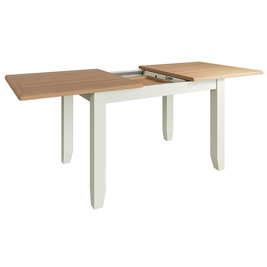 Gilford Extending 160cm Wooden Dining Table In White_2