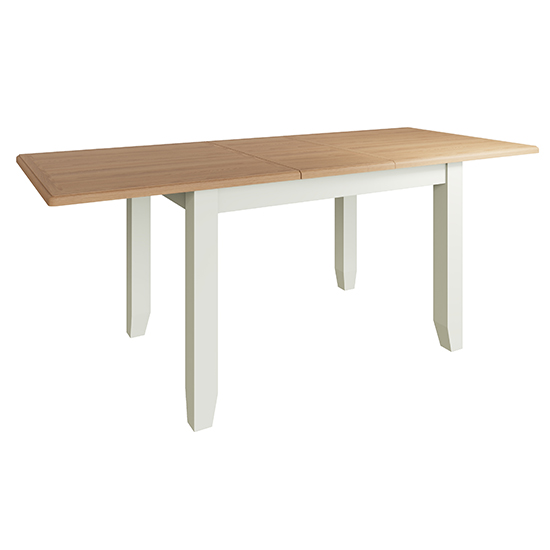 Gilford Extending 160cm Wooden Dining Table In White_3