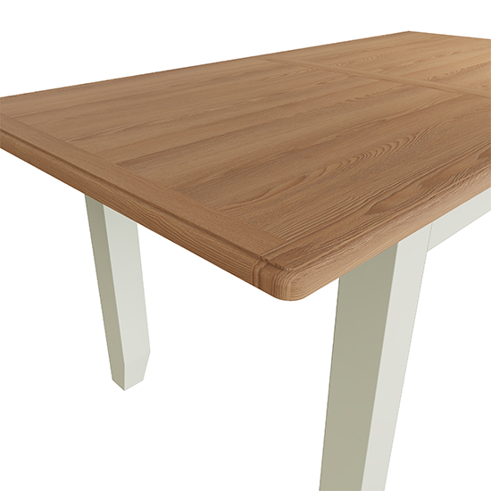 Gilford Extending 160cm Wooden Dining Table In White_4