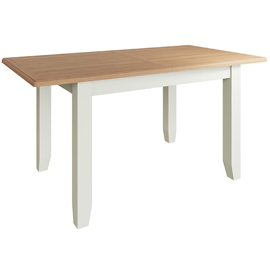 Gilford Extending 160cm Wooden Dining Table In White
