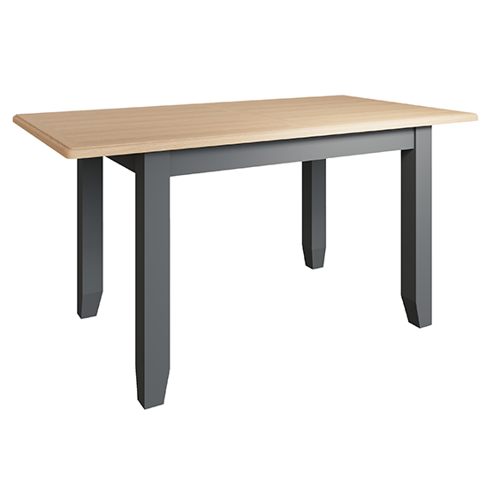 Gilford Extending 160cm Grey Dining Table With 8 Chairs | FiF