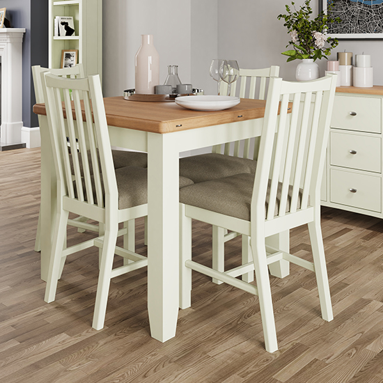 Gilford Extending Wooden Flip Top Dining Table In White_7
