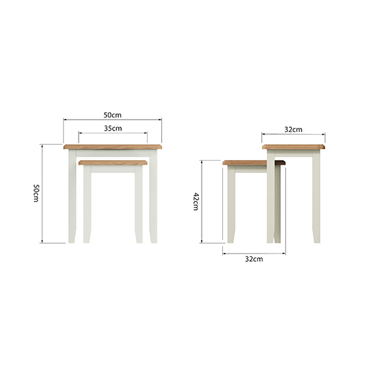 Gilford Wooden Nest Of 2 Tables In White_5