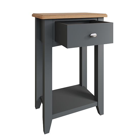 Gilford Wooden Side Table In Grey_3