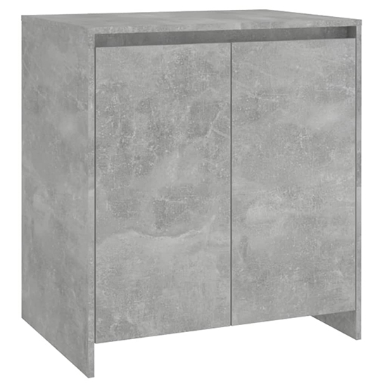 Gilon Wooden Sideboard With 6 Doors 2 Shelves In Concrete Effect