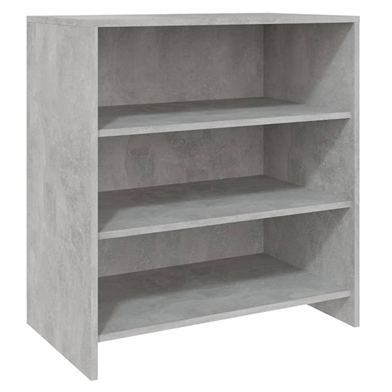 Gilon Wooden Sideboard With 6 Doors 2 Shelves In Concrete Effect