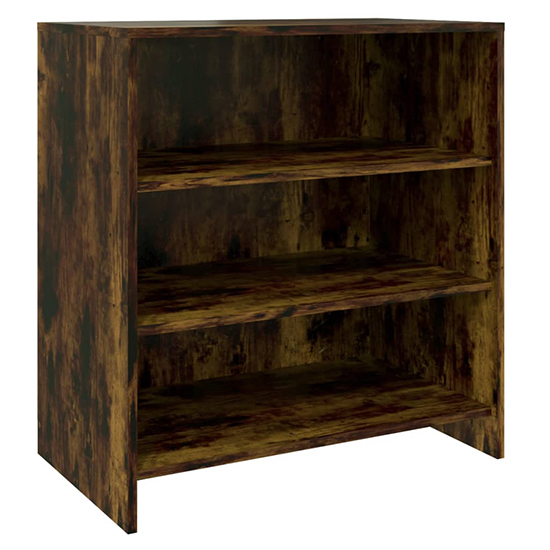 Gilon Wooden Sideboard With 6 Doors 2 Shelves In Smoked Oak