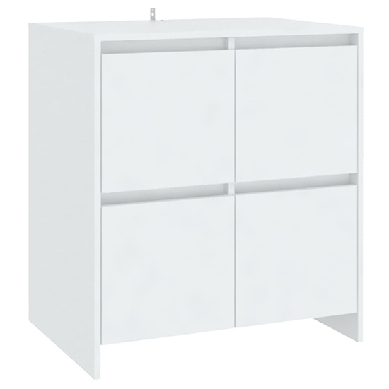 Gilon Wooden Sideboard With 6 Doors 2 Shelves In White