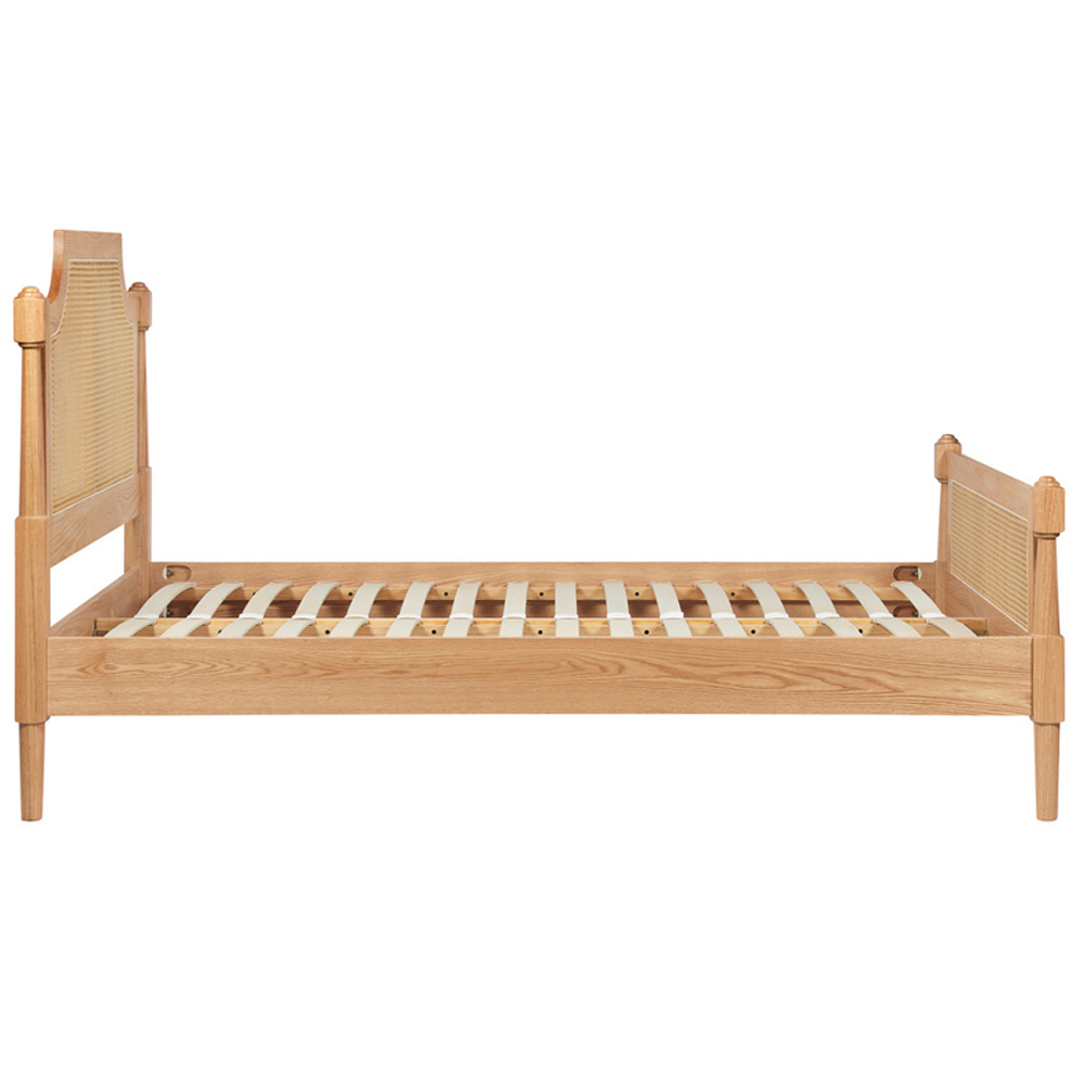 Gilroy Wooden King Size Bed In Oak
