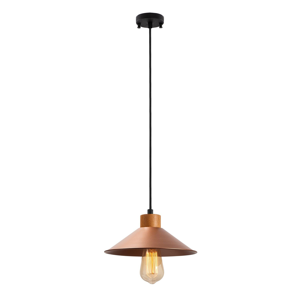 Givon Metal Ceiling Pendant Light in Copper