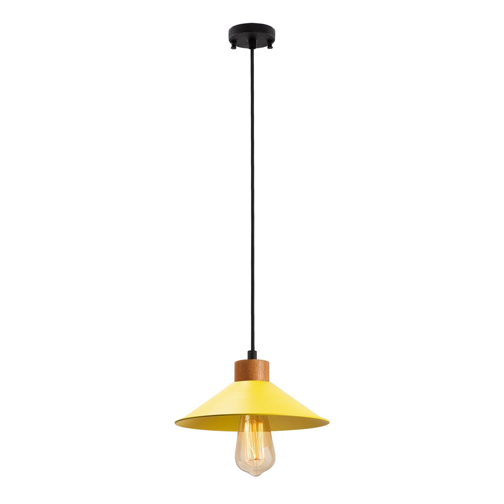 Givon Metal Ceiling Pendant Light in Yellow