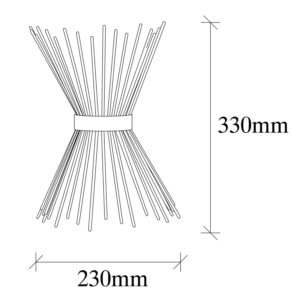 Givon Metal Wall Light in Copper