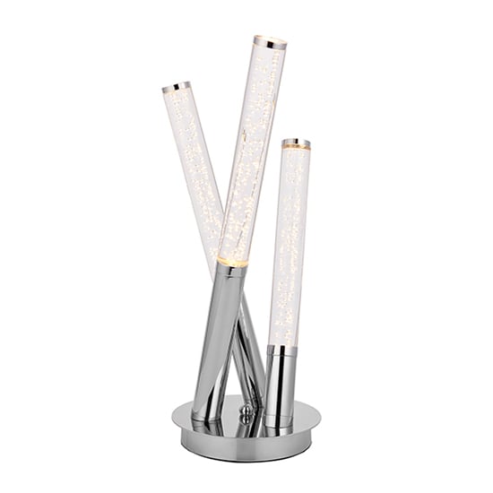 Read more about Glacier 3 lights bubble acrylic table lamp in chrome