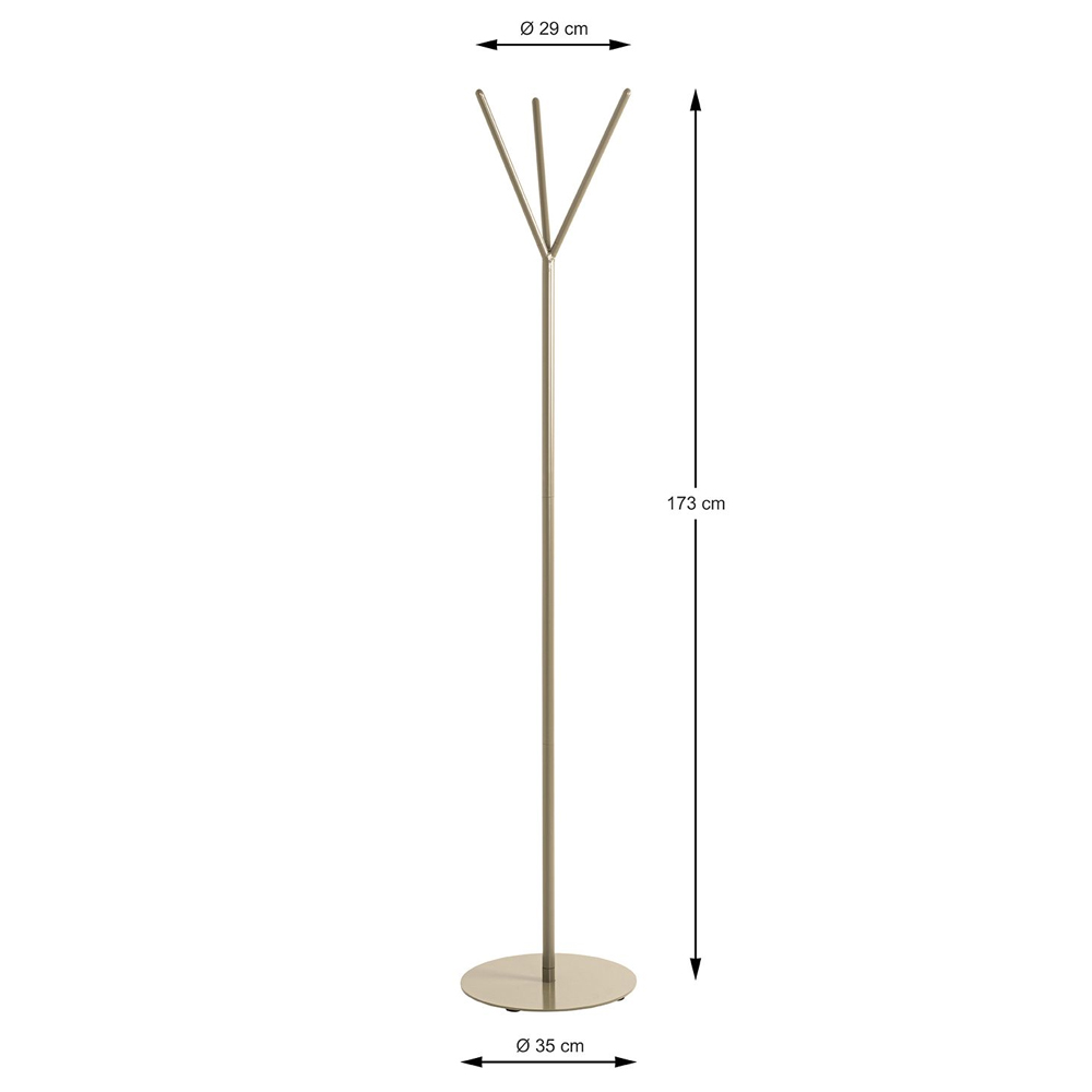 Glasgow Steel Coat Stand In Green