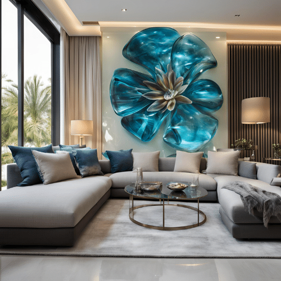 Glass Wall Art UK Silver Glass Furniture in Fashion