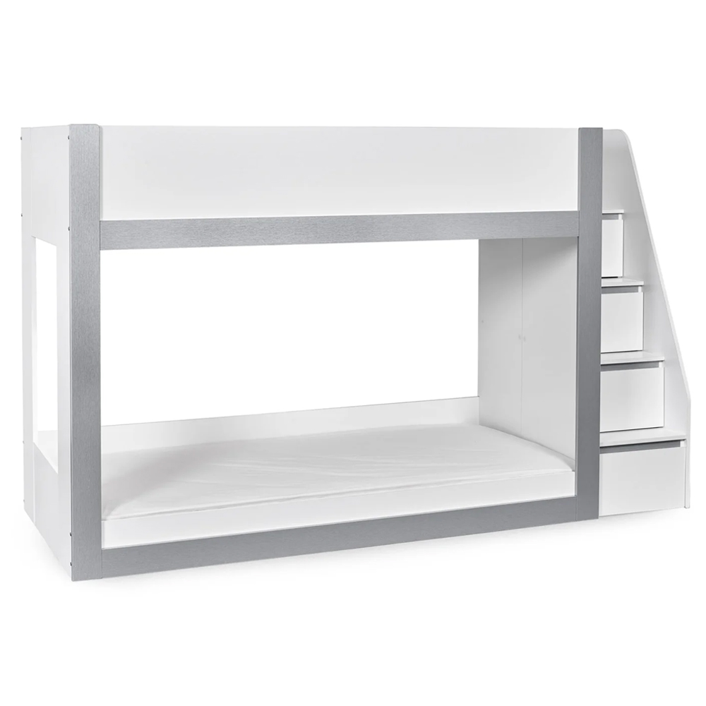 Glenside Wooden Single Bunk Bed - White