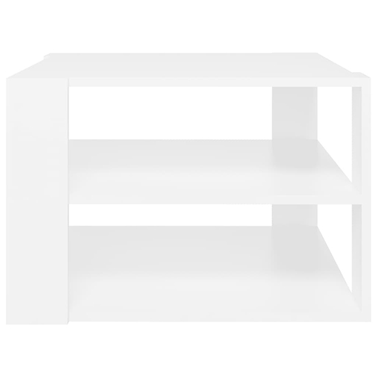 Glinda Wooden Coffee Table With Undershelf In White_3