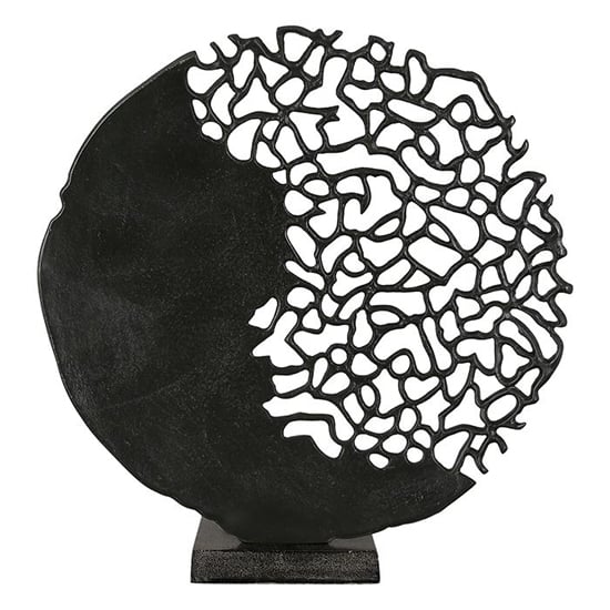 Product photograph of Glory Aluminium Sculpture In Antique Black from Furniture in Fashion