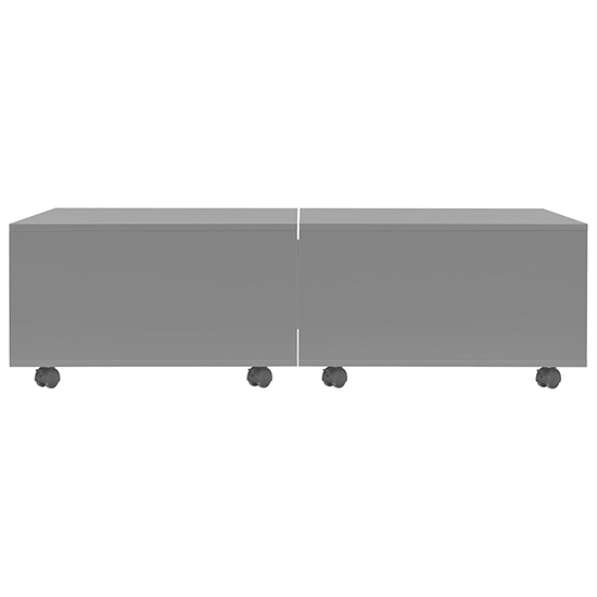 Glyn 120cm High Gloss Storage Coffee Table And Castors In Grey_3