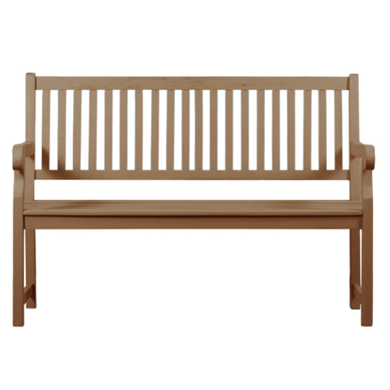 Gorey Outdoor Wooden 2 Seater Bench In Natural_2