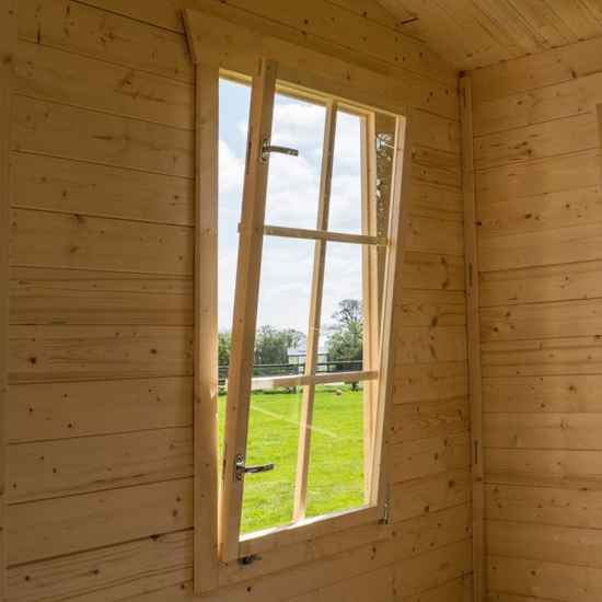Gower Garden Studio Wooden Cabin In Untreated Natural Timber_6