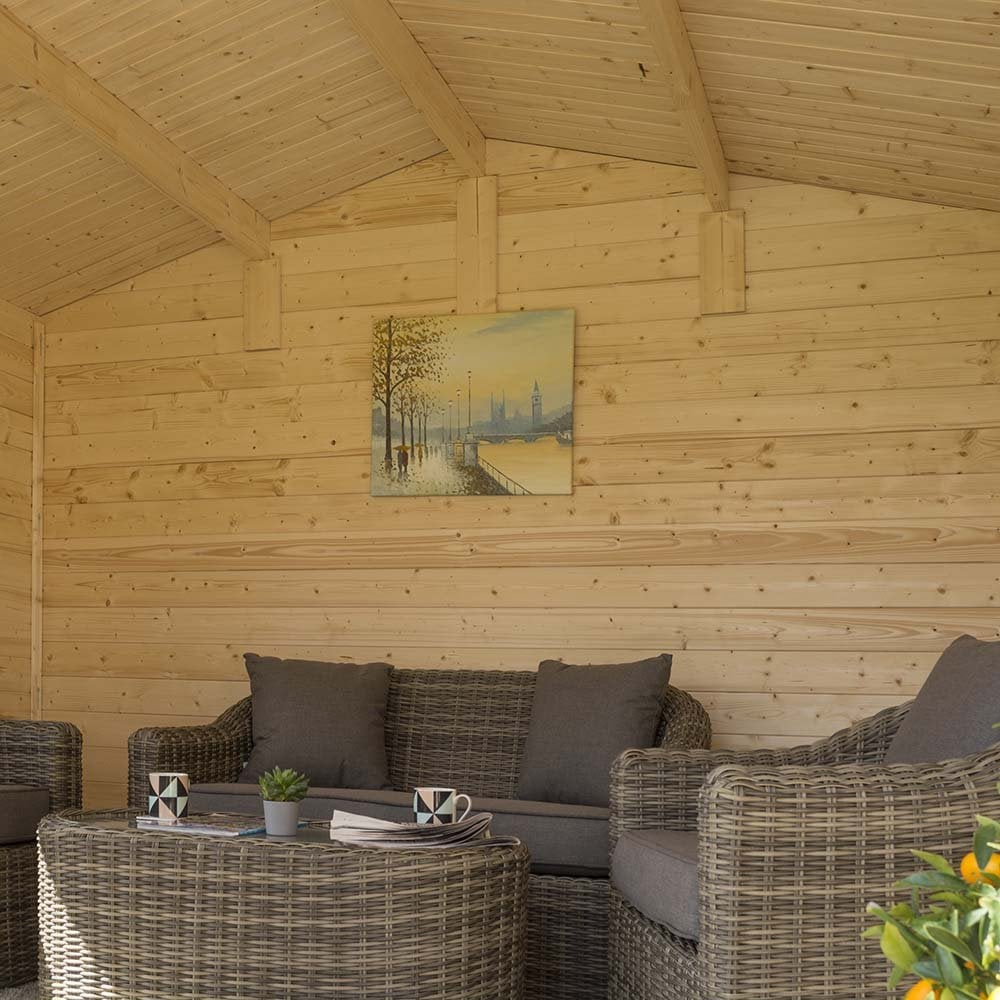 Gower Wooden Garden Retreat Summer House In Natural