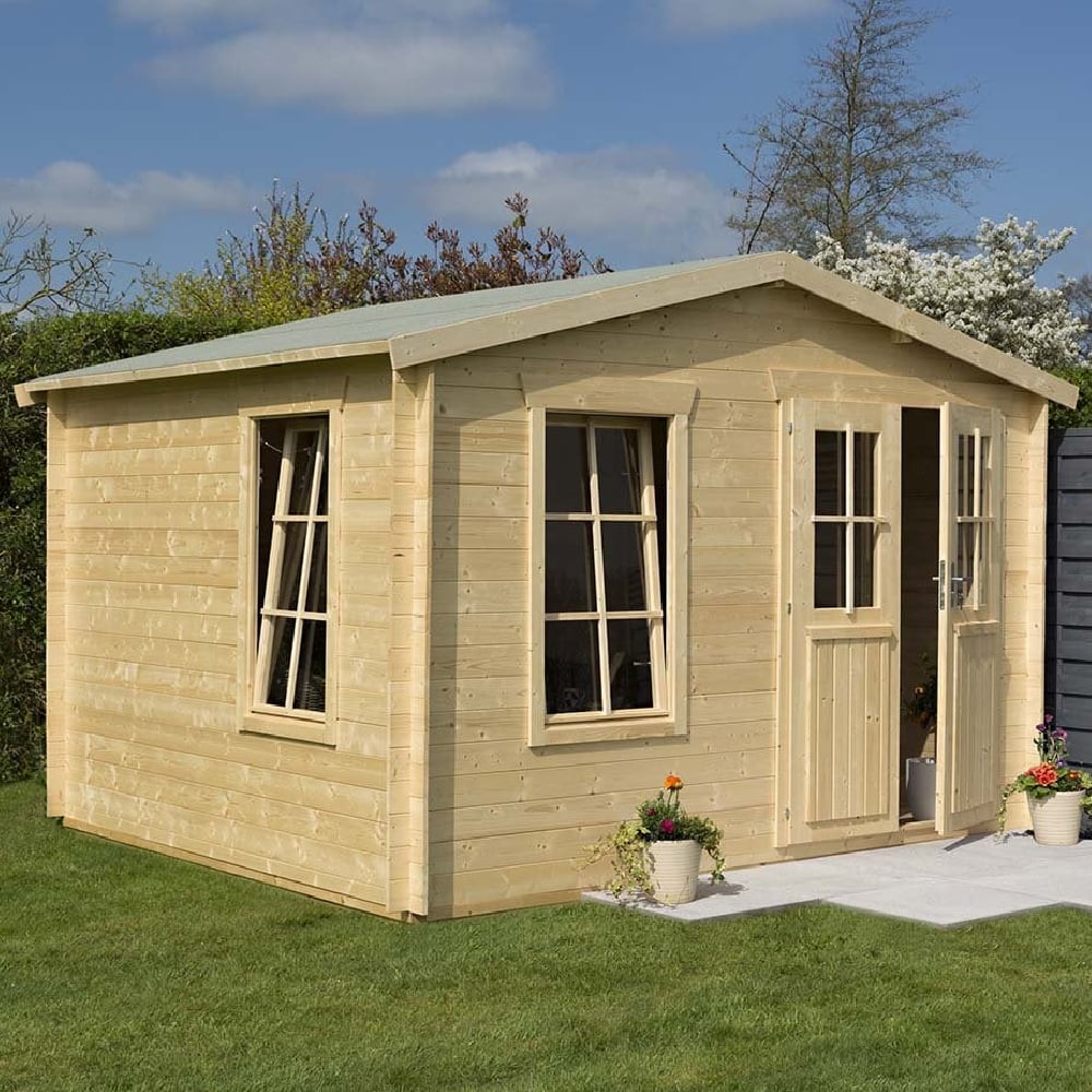 Gower Wooden Garden Retreat Summer House In Natural