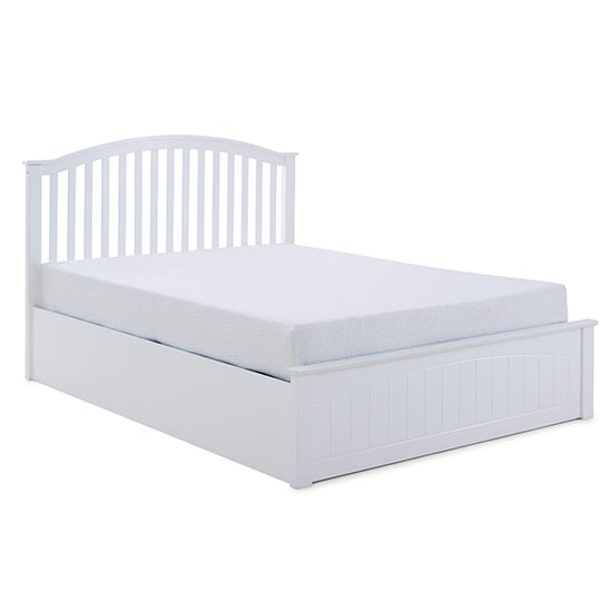 Grayson Wooden Ottoman Storage Double Bed In White_3