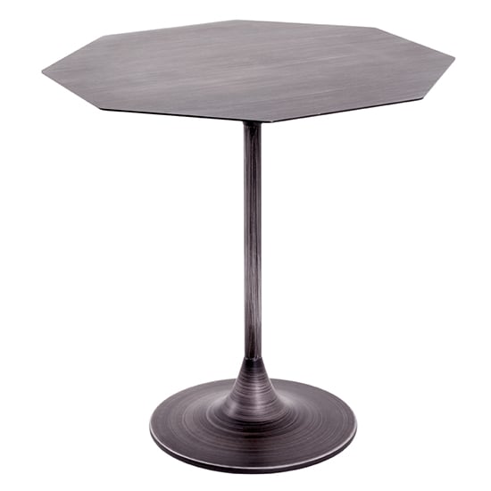 Read more about Greenbay octagonal metal side table in black mottled