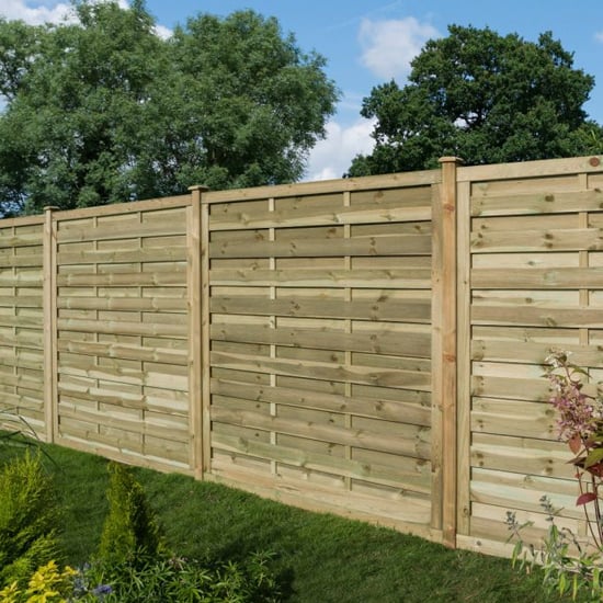 Read more about Gretna set of 3 wooden 6x4 screen in natural timber